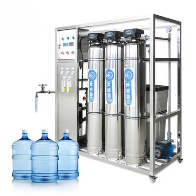 Serbatoi personalizzabili da 250L/H 3xSS304 Acqua salata impianto di osmosi inversa