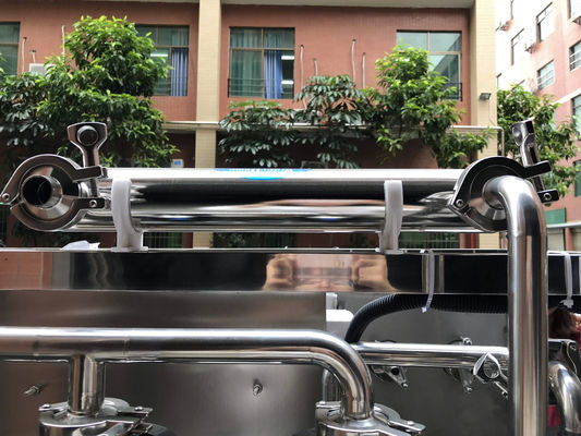 500L/H 2xSS304 Serbatoio di stoccaggio Centrale idrica ad osmosi inversa per il trattamento delle acque commerciali