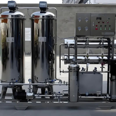 1TPH 2xSS304 serbatoi impianto di osmosi inversa per il trattamento delle acque pulite
