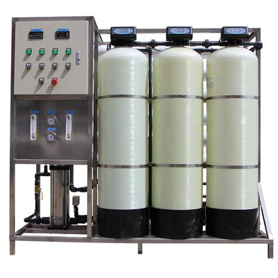 1.5TPH 3xFRP Serbatoi 160*85*170cm impianto di osmosi inversa per l'acqua per l'industria