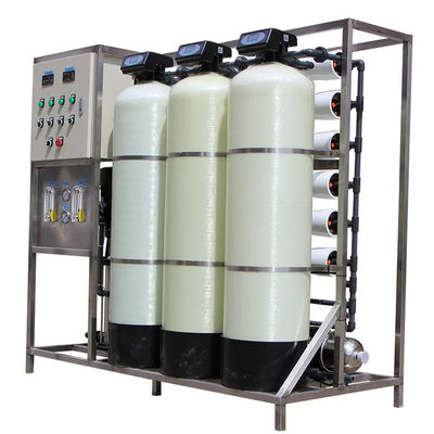1.5TPH 3xFRP Serbatoi 160*85*170cm impianto di osmosi inversa per l'acqua per l'industria