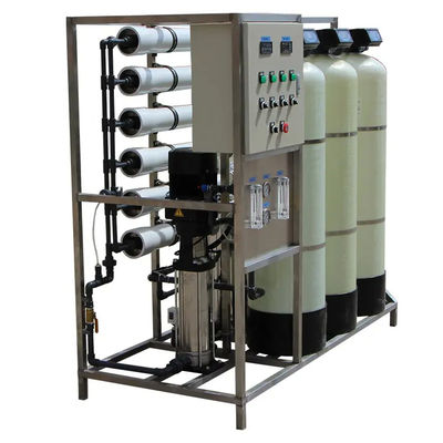 1.5TPH 3xFRP Serbatoi 160*85*170cm impianto di osmosi inversa per l'acqua per l'industria