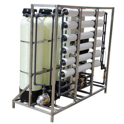 1.5TPH 3xFRP Serbatoi 160*85*170cm impianto di osmosi inversa per l'acqua per l'industria