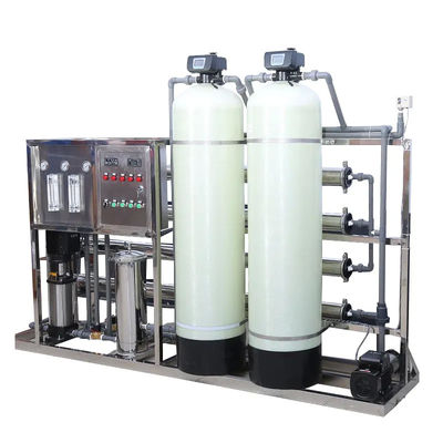 2000L/H 2xFRP Serbatoi Acqua salata impianto di osmosi inversa