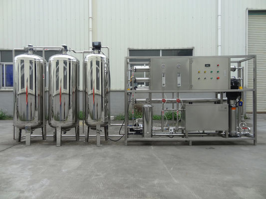 2TPH con acciaio inossidabile 304 serbatoio acqua salata impianto di osmosi inversa
