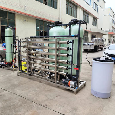 3TPH 5.5kW-380-415V Serbatoi di FRP Acqua salata impianto di osmosi inversa