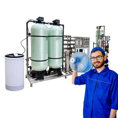 3TPH 5.5kW-380-415V Serbatoi di FRP Acqua salata impianto di osmosi inversa