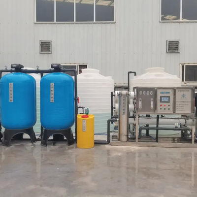 4TPH FRP Serbatoi Acqua salata impianto idrico ad osmosi inversa per pozzi di perforazione