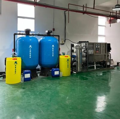 4TPH FRP Serbatoi Acqua salata impianto idrico ad osmosi inversa per pozzi di perforazione