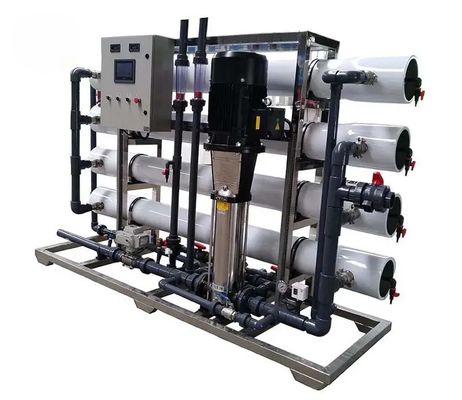 6TPH 7.9kW FRP Serbatoi Acqua salata impianto di osmosi inversa