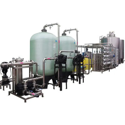 10TPH Serbatoi in FRP impianto idrico ad osmosi inversa per la desalinizzazione dell'acqua di mare