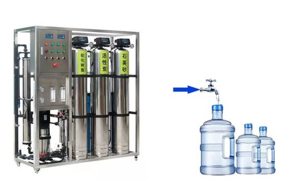 PRO-ST40160 1TPH impianto di osmosi inversa in acqua salata SS304 Skid 2.1kW Tempo di consegna rapido