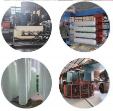 Serbatoio a pressione in FRP 1354 φ325×1400mm Filettatura 2.5'' 2.0-2.5 T/H con indurimento migliorato
