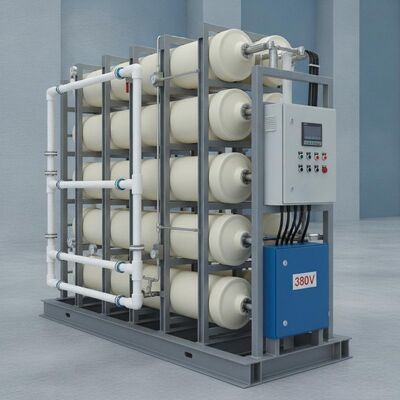 Sistema di trattamento dell'osmosi inversa dell'acqua salata 5000 GPD Alta TDS Rimozione 98 Per cento di recupero