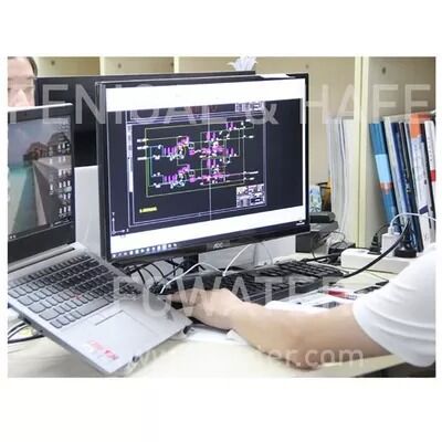 Sistema di trattamento dell'acqua ad osmosi inversa ad alta purezza a doppio passaggio 10TPD di grado semiconduttore farmaceutico