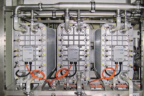 Modulo CEDI Ionpure LX-M45Z-5 con intervallo di flusso da 22,5-33,8 GPM e resistività >15 MΩ·cm per nessuna rigenerazione chimica