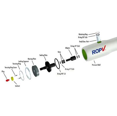Kit di bloccaggio per membrana RO ad alta resistenza, resistente alla corrosione e durevole, gruppo segmento per sistemi a osmosi inversa