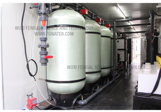 50TPD ha messo in contenitori l'impianto per il trattamento delle acque, sistema messo in recipienti di trattamento delle acque reflue