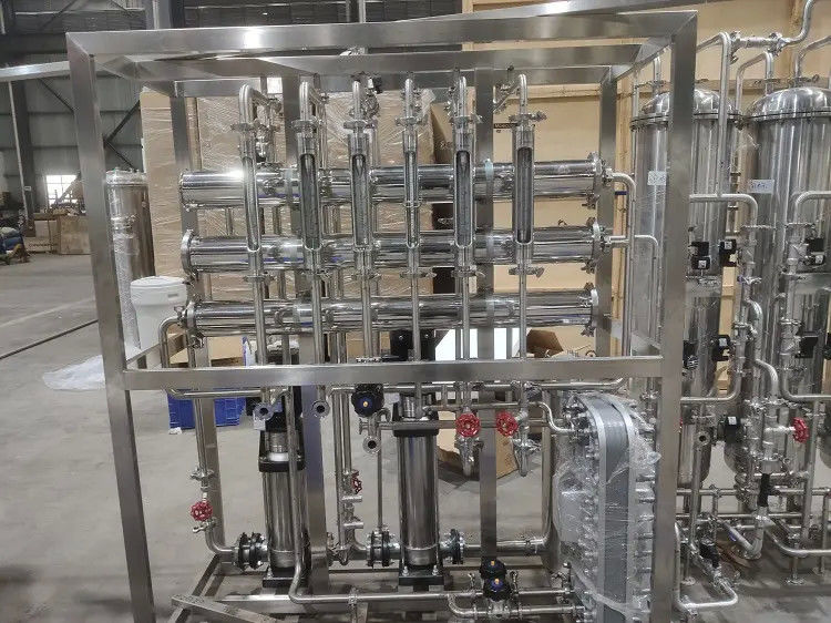 Produzione di acqua 0,25 m3/h Sistema di acqua ultrapura deionizzata EDI per laboratorio