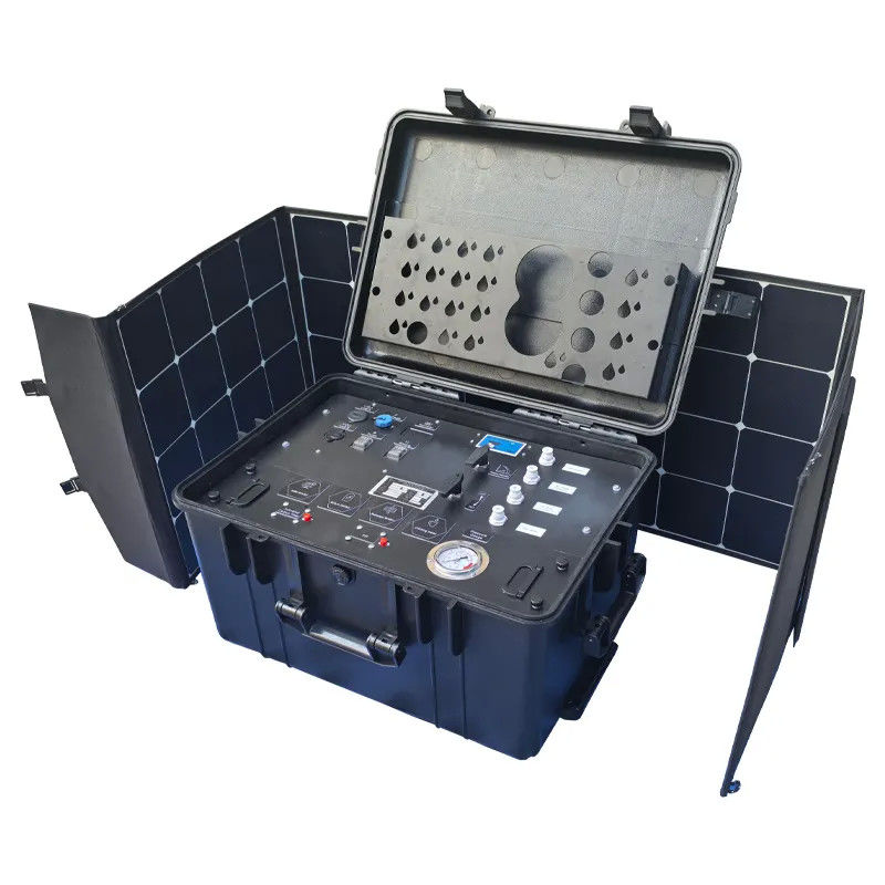 150 L/H Filtro esterno per acqua solare UF Sistema portatile di trattamento dell'acqua
