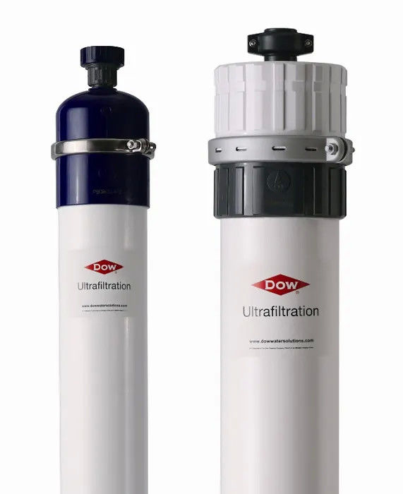 Modulo di membrane industriali PVDF DOW UF SFP-2880 / SFD-2880 con alto flusso e tasso di flusso