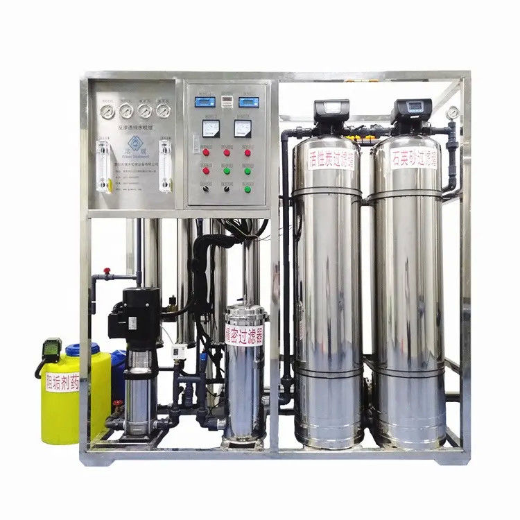 500L/H 1.7kW-380-415V 2xSS304 Serbatoi Acqua salata impianto di osmosi inversa