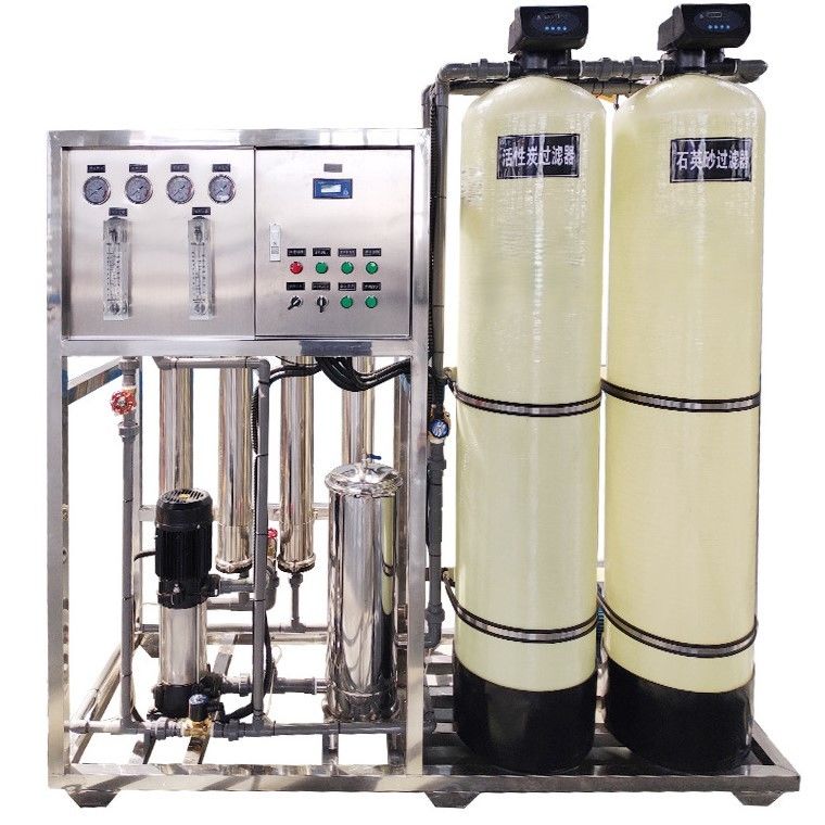 1.5TPH 3.0kW-380-415V 2xFRP Serbatoi Acqua salata impianto di osmosi inversa