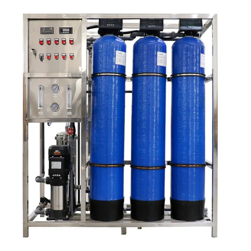 250 LPH 3xFRP Serbatoi Piccolo sistema di filtro dell'acqua ad osmosi inversa