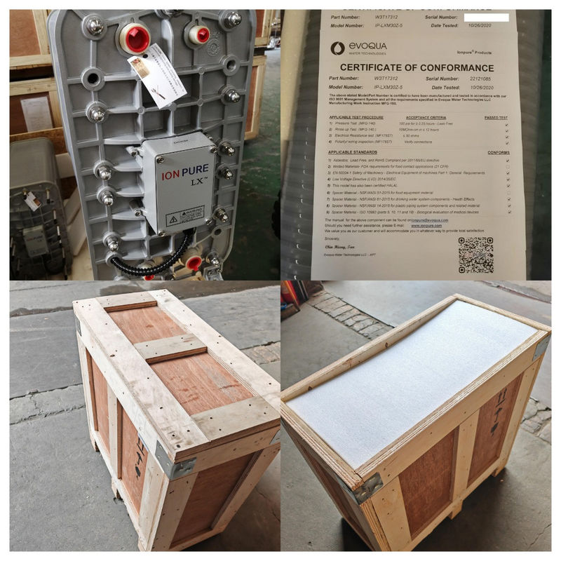 Moduli IP-LXM45Z-5 CEDI per acqua ultra pura e senza necessità di sostituzione della resina