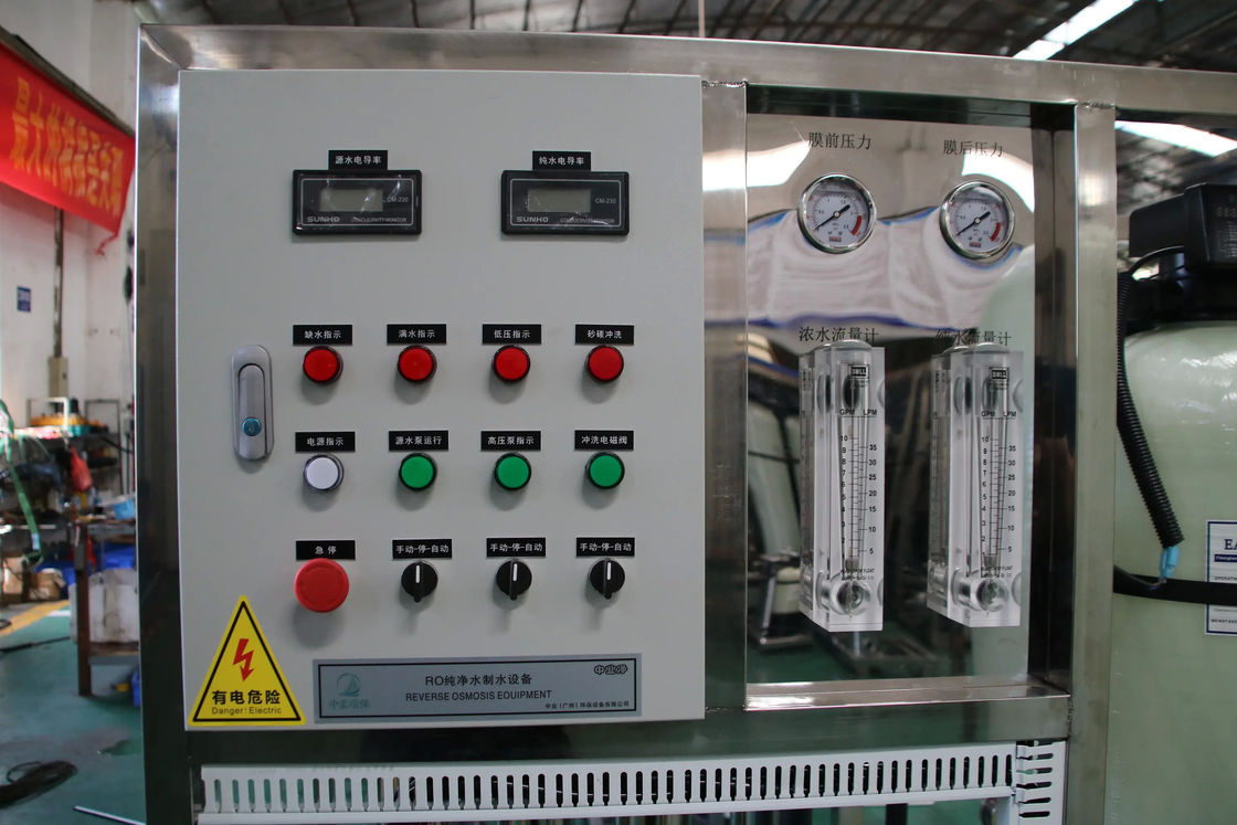 PRO-FD40160 1TPH Sistema di osmosi inversa dell'acqua salata SS304 Slide Mount 2.1kW TDS<2000ppm