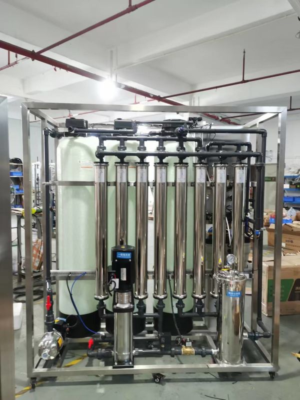 PRO-ST8080/15 Impianto Osmosi Inversa Acqua Salmastra 1.5TPH SS304 Skid 3.0kW Tempi di Consegna Rapidi