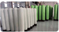 Serbatoio di filtraggio per materiali compositi 1265 φ300×1650mm filo 2,5' 2.0-2.5 T/H per filtrazione industriale