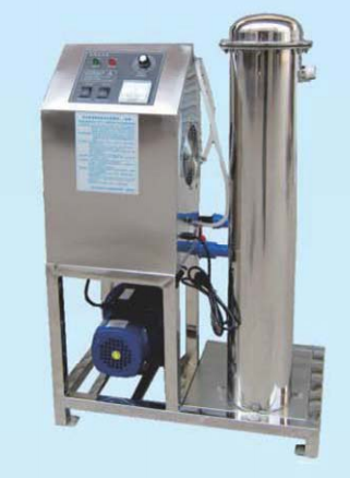 Macchina per acqua ozonizzata ad alta concentrazione con concentrazione di ozono di 15-25 mg/L e flusso d'acqua di 0,5-6 T/H per il lavaggio e la disinfezione degli alimenti